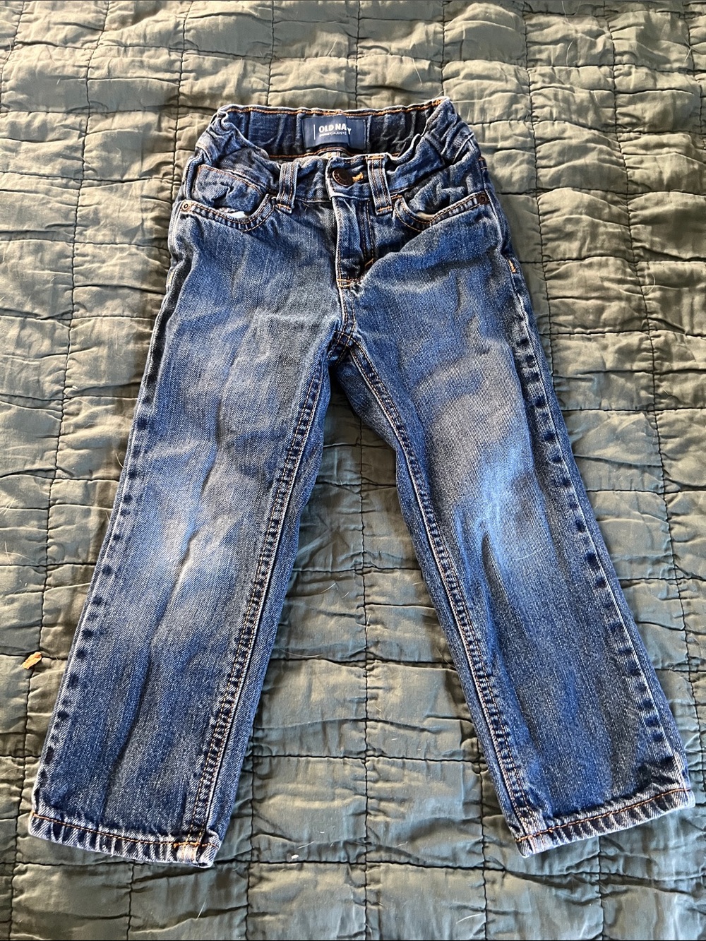 Old Navy Skinny Adjustable Boys Blue Jeans - Size 3T